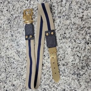 Tory Burch stretch Navy belt